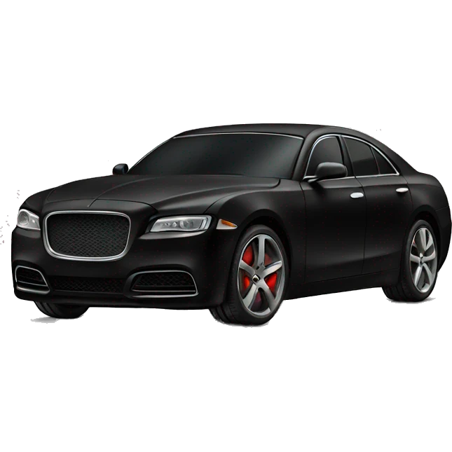 black expensive car emoji