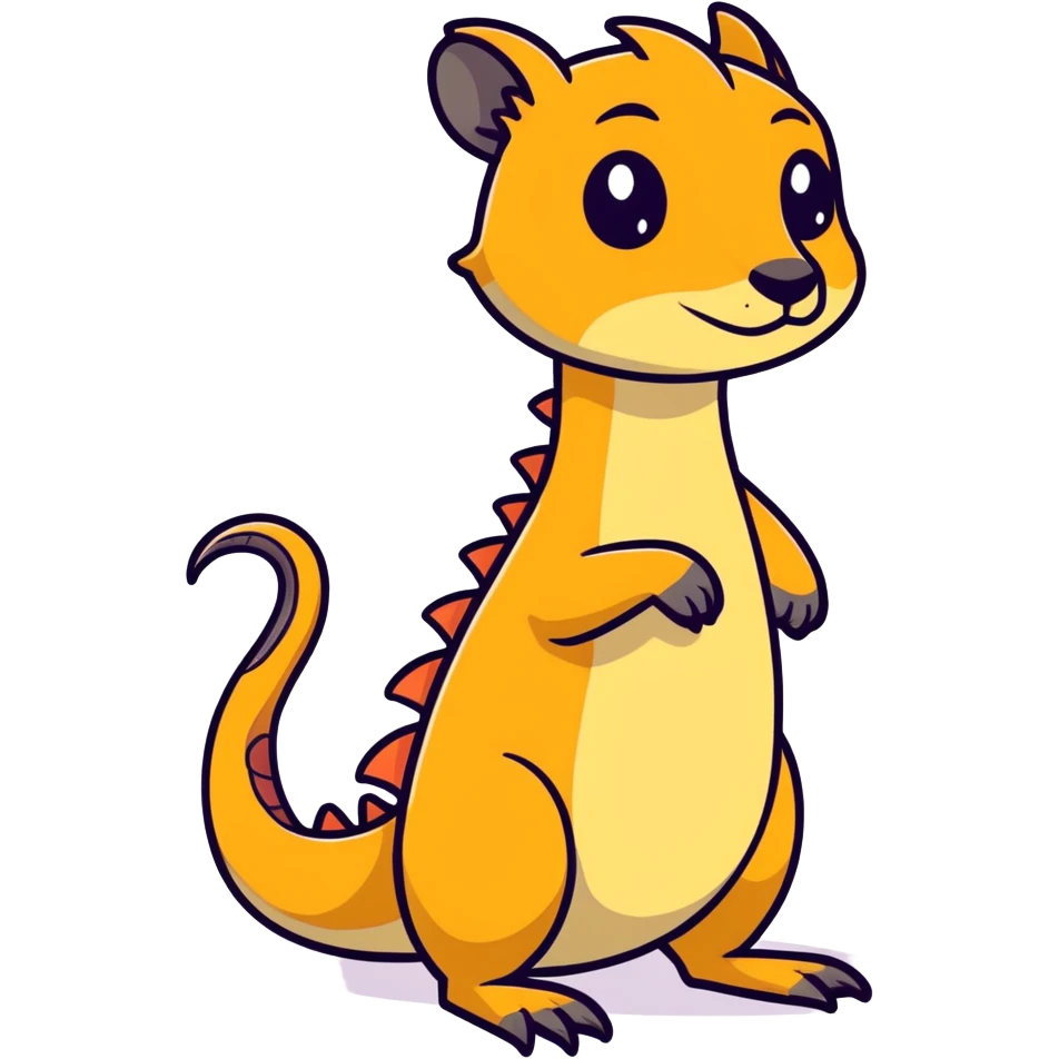 Dragon with a meerkat  emoji