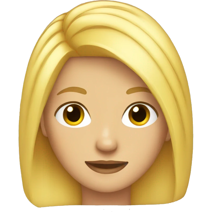 blond hair teenager  emoji