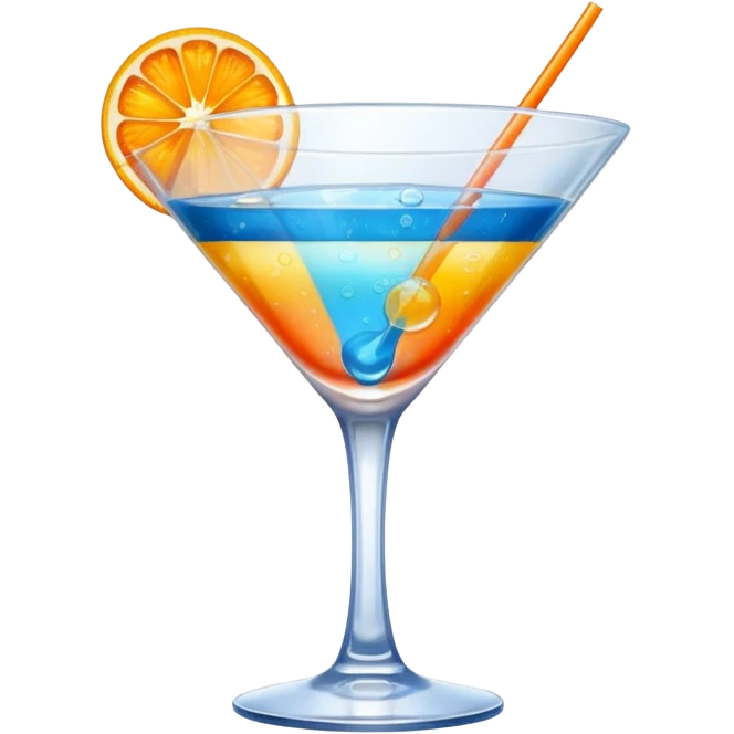cocktail glass emoji