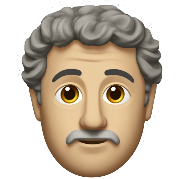 the 7th century byzantine emperor Maurice from the chst up from a 25 degree angle emoji