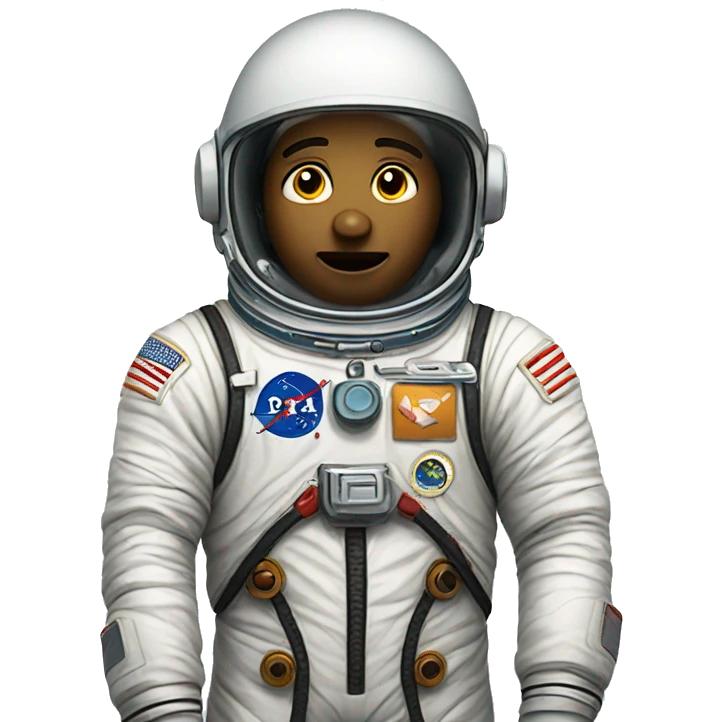 pleading astronaut emoji