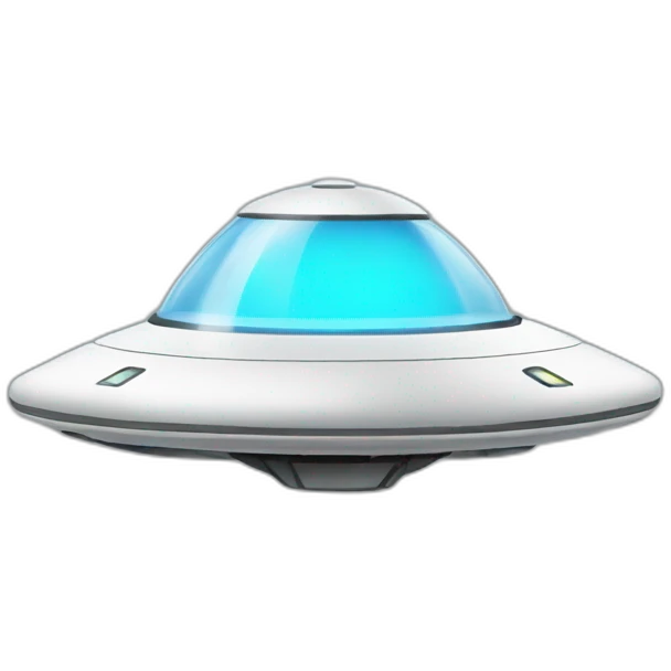 Ufo minimal high technology emoji