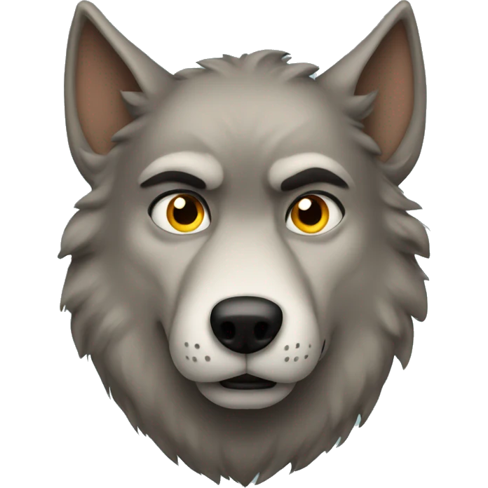 Big bad wolf  emoji