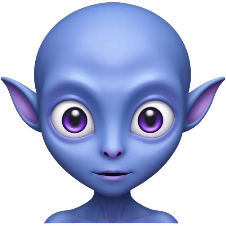 purple alien emoji