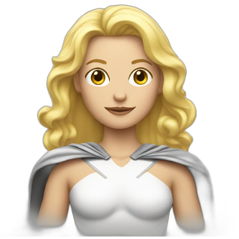 Blond Superhero emoji