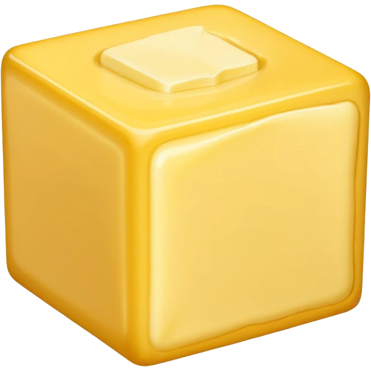 Piece of butter emoji