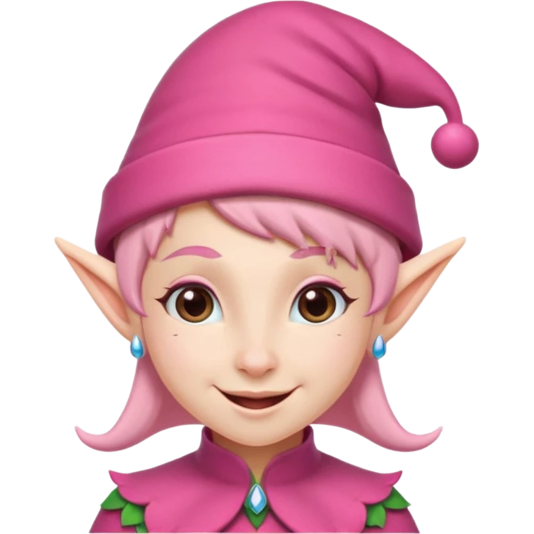 pink elf emoji