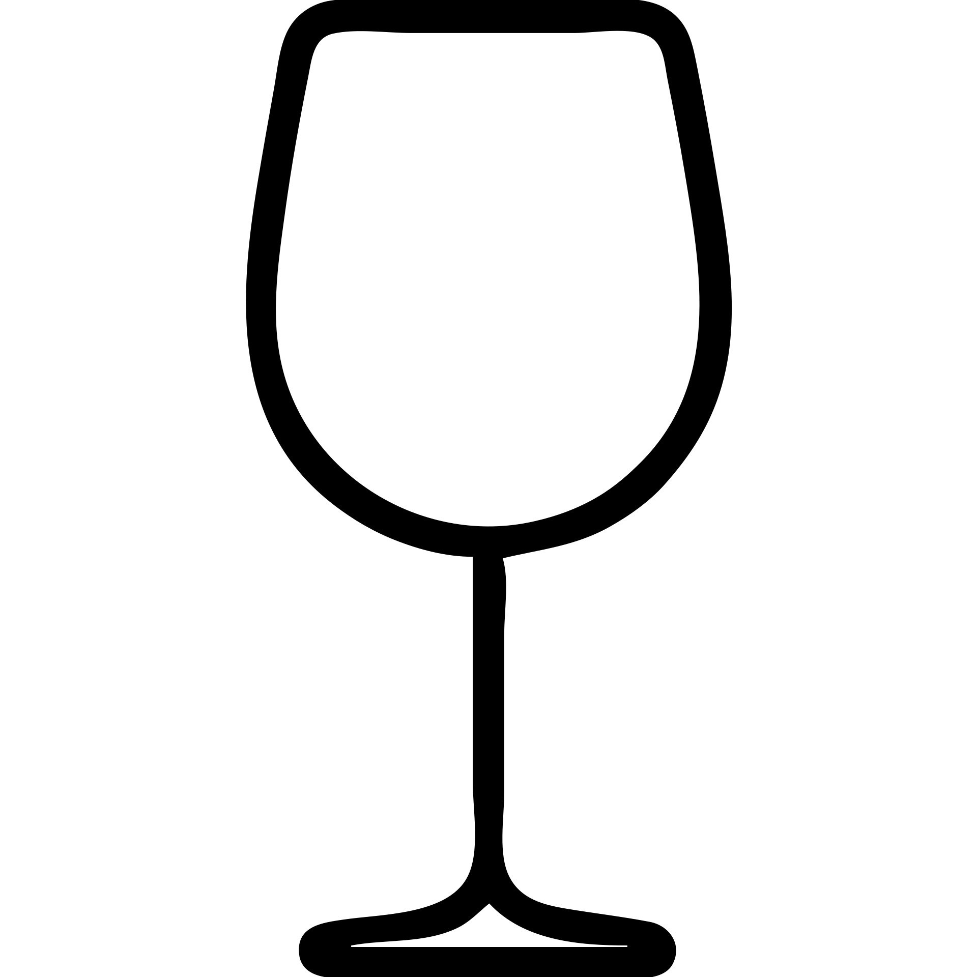 wine glass, simple icon style, clean lines, minimalistic, no color fill emoji
