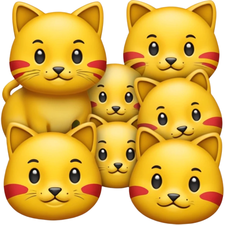Кот со звездными глазами emoji