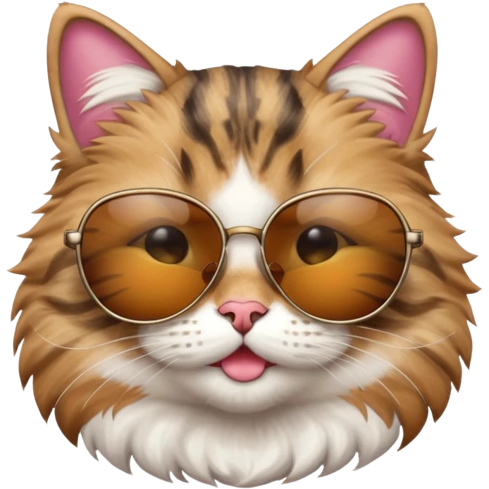 Cat wearing sunglasses emoji