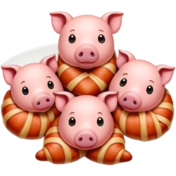 Pigs in blanket emoji