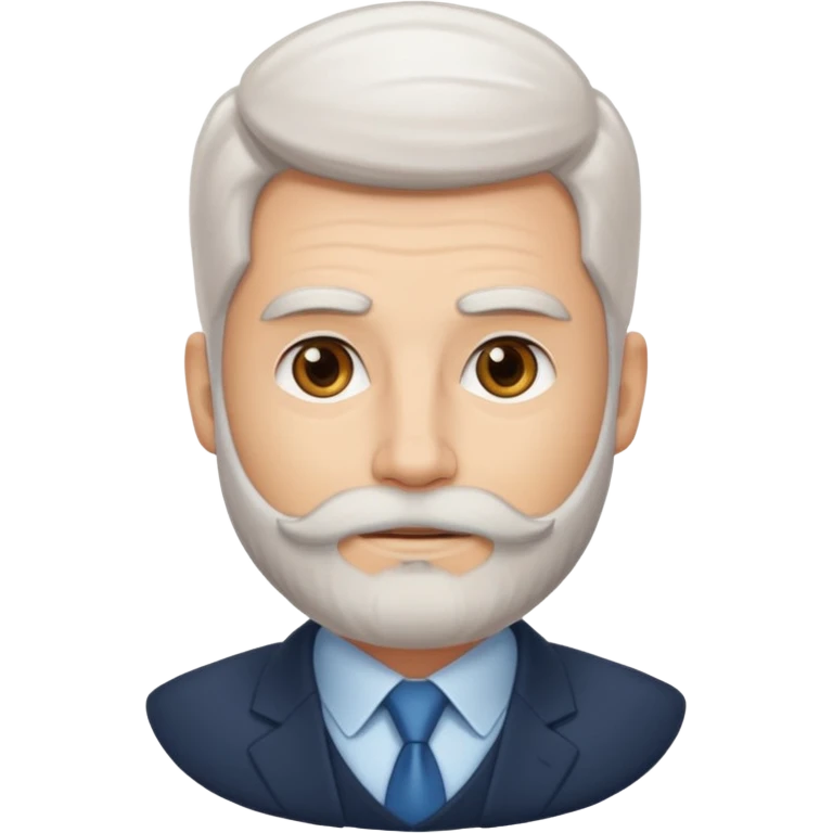 ceo earth management with light beard emoji