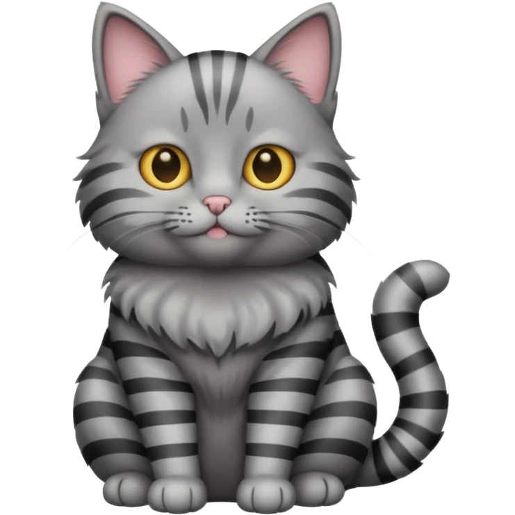 Gato gris  emoji