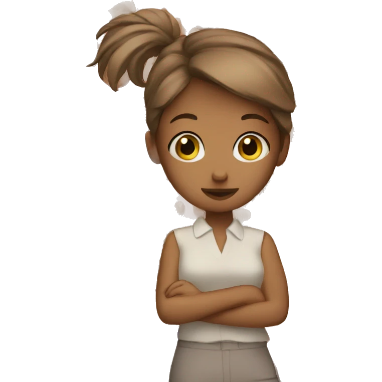 Busy girl emoji