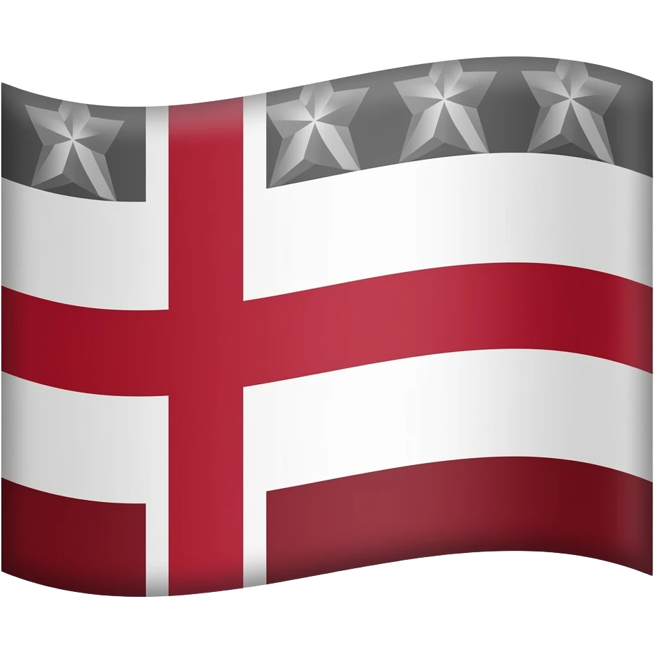 Flag of the Polish Empire (White-DarkRed-White-Red Flag) emoji
