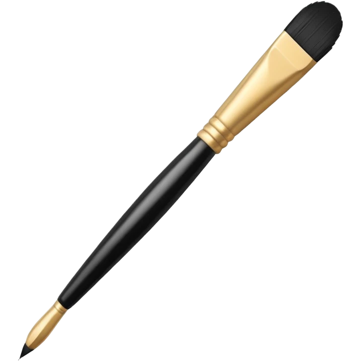 Calligraphy Brush – Long thin brush with ink on tip. emoji