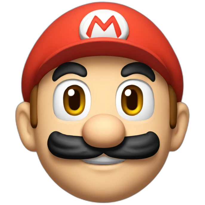 Mario from super mario emoji