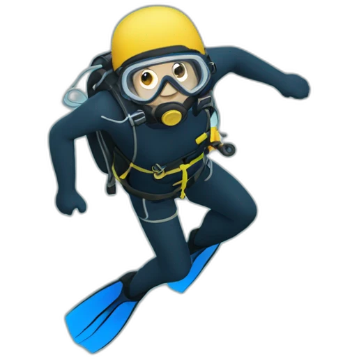 Diver in the sea emoji