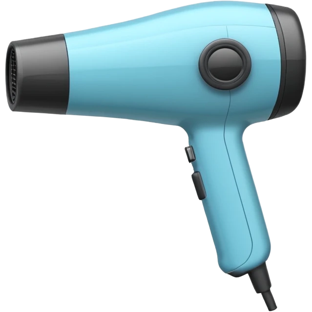 Blowdryer outline white emoji
