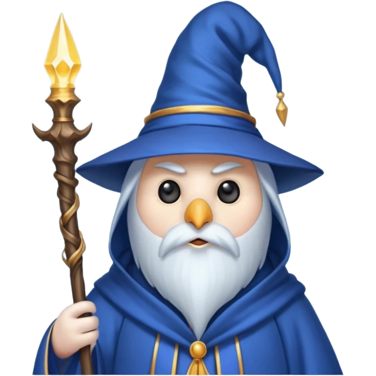 Penguin Wizard emoji