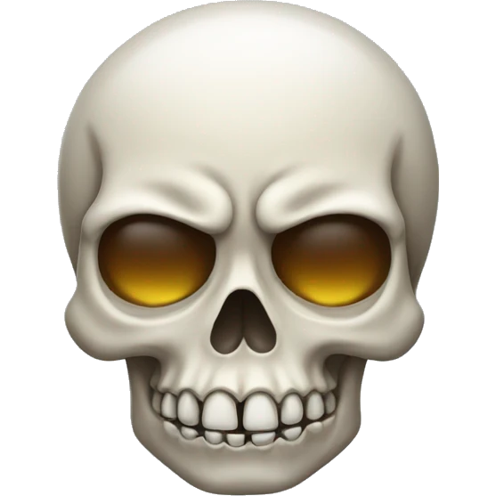 skull sweating emoji