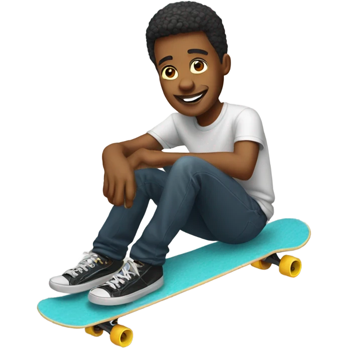 Guy on skateboard  emoji