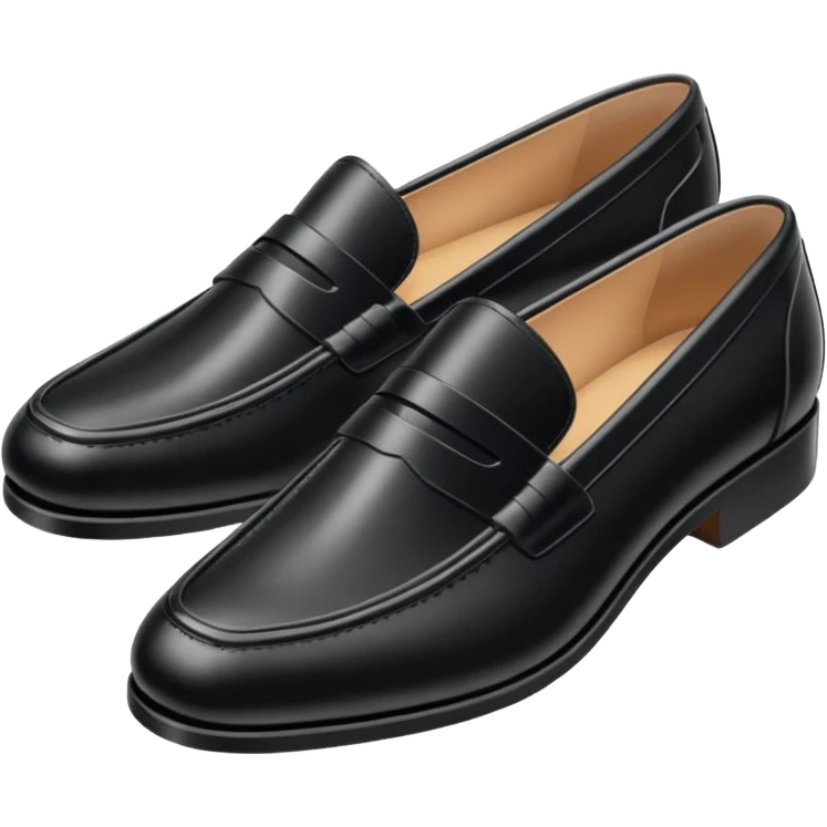 Black Leather Loafer emoji