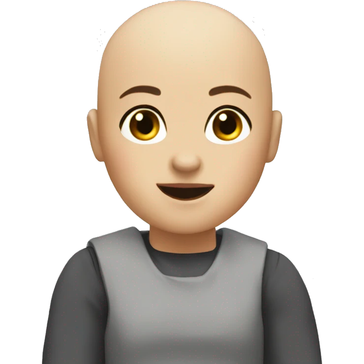 Bald Girl Roblox  emoji