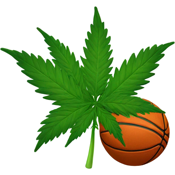 Marijuana plant basketball emoji
