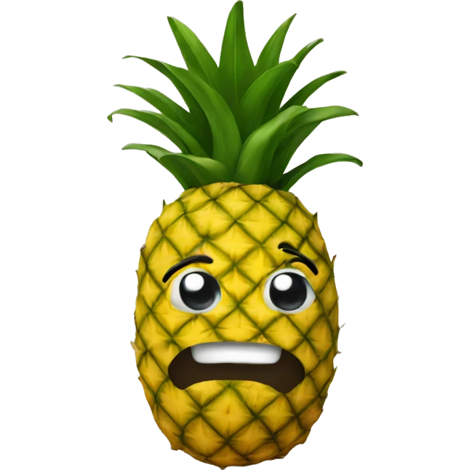 Upside down pineapple  emoji