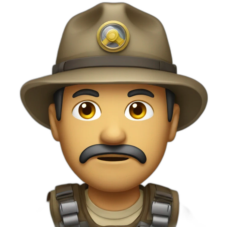 explorer, face aggressive  emoji