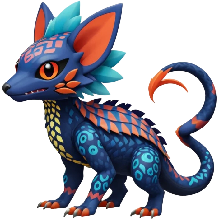  exotic Fakémon-Pokémon-Trico-Nargacuga-Vernid-creature emoji