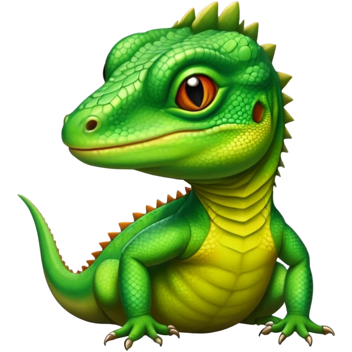 Lizard with a penus emoji