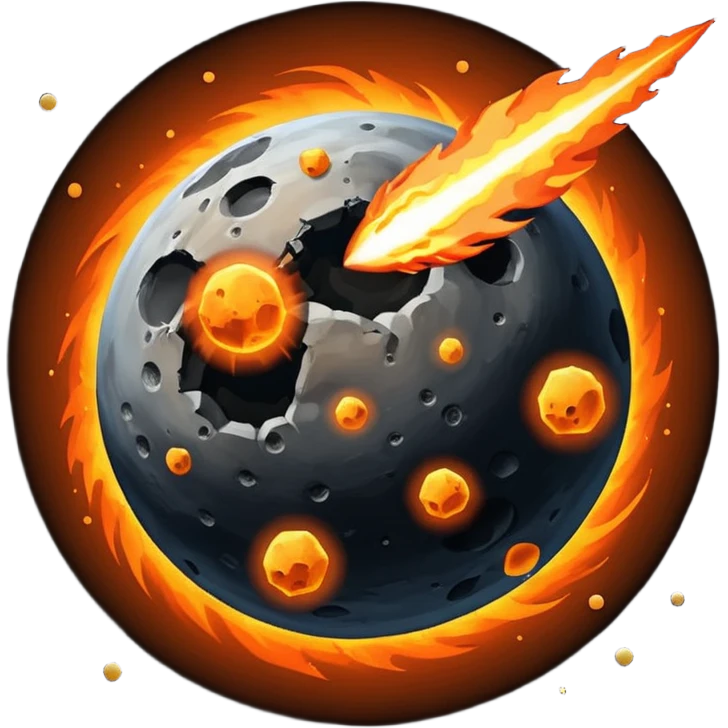 meteor asteroid emoji