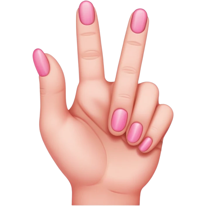 pink middle finger emoji