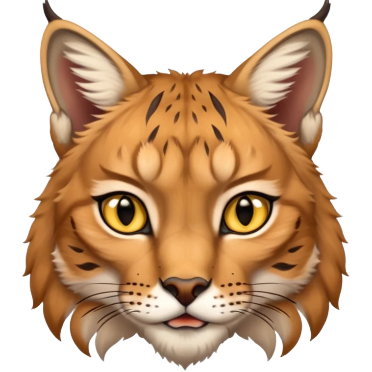 A high-resolution photo-realistic digital illustration of a majestic lynx, chest upward A high-resolution, photo-realistic digital illustration of a majestic young Eurasian lynx, shown from the shoulder upwards with markings emoji