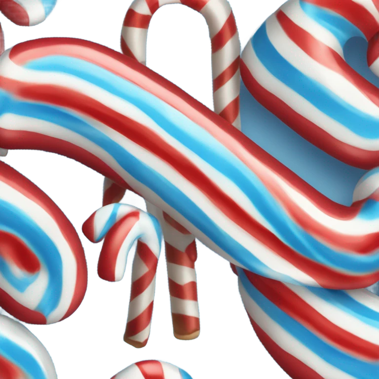 All blue candy Cain emoji
