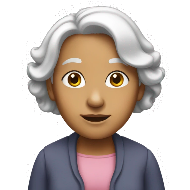 Old girl emoji