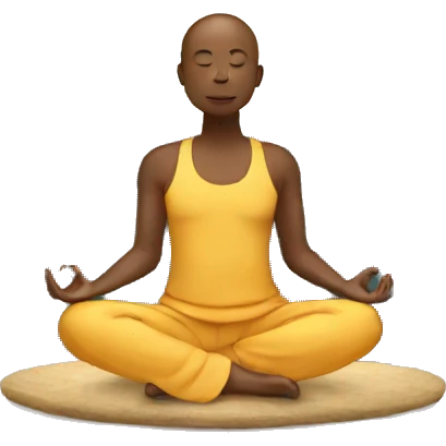 Meditation emoji