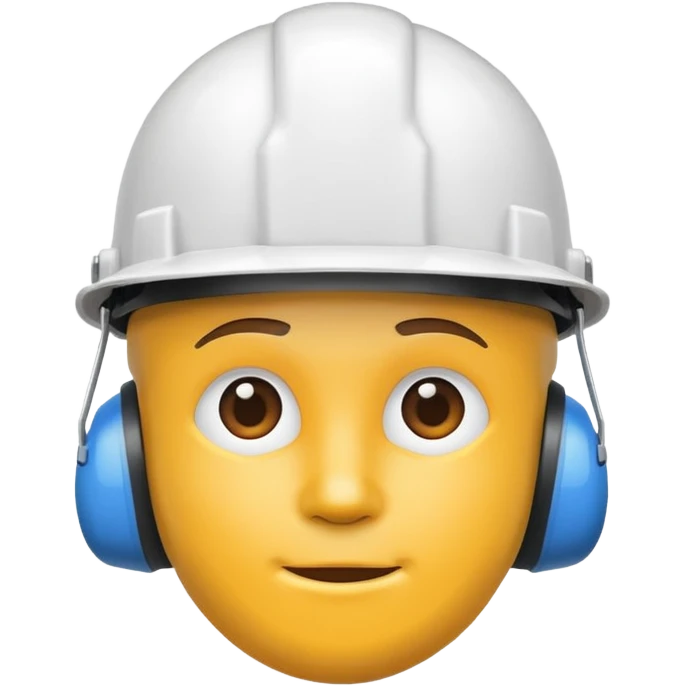 hard hat white emoji