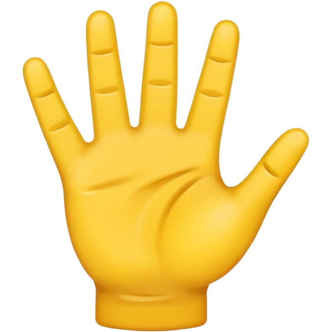 normal emoji holding up the rock and roll hands emoji