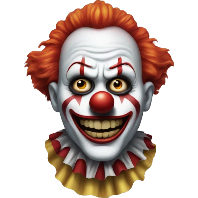 IT scary clown emoji
