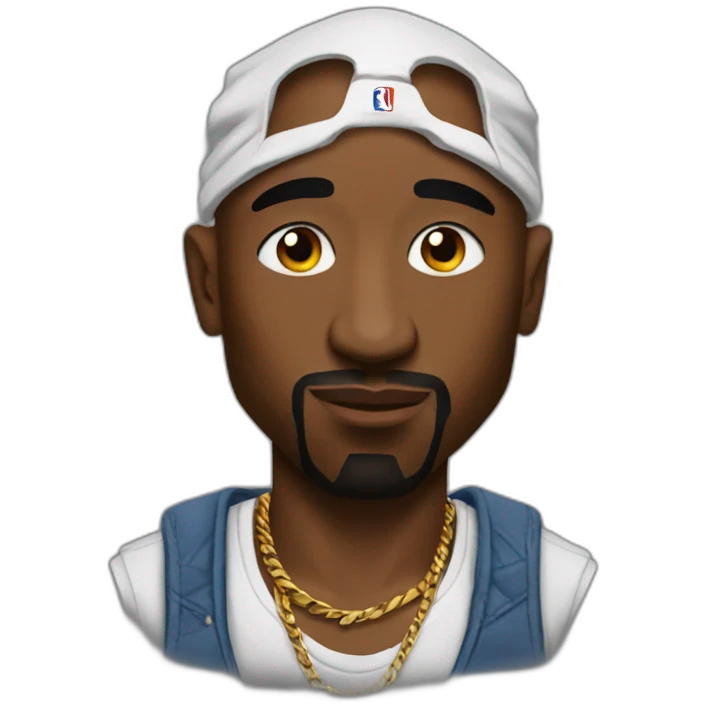 Tupac the goat emoji