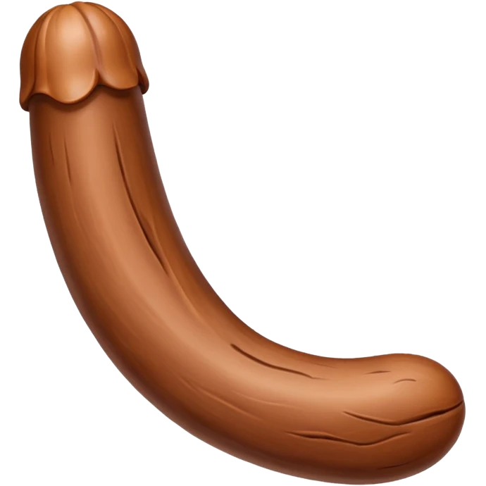 Brown Veiny penis emoji