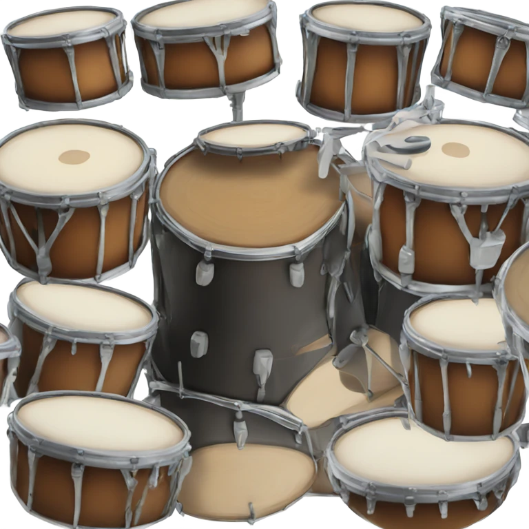 Acoustic drums emoji
