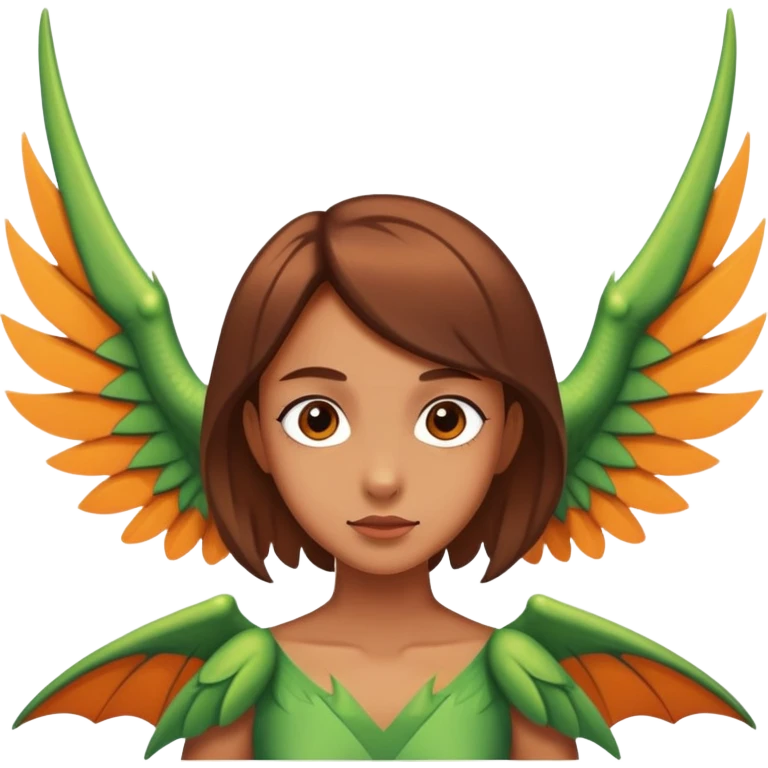 Pterodactyl that is fused with a girl  emoji