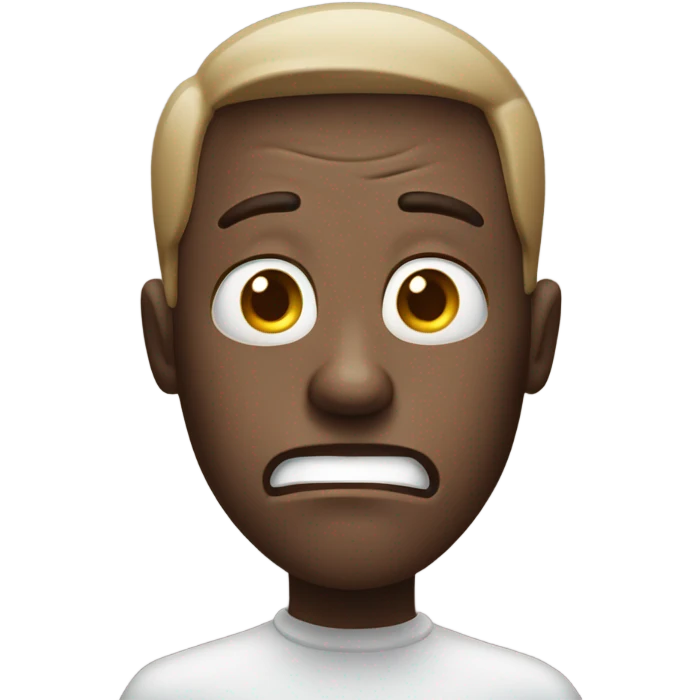 Angry with sugar on face  emoji