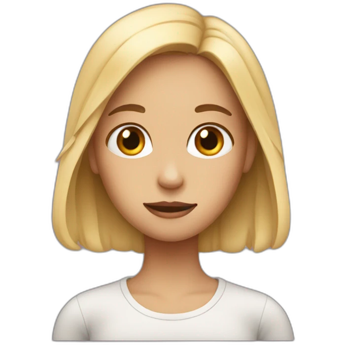 girl with big bones emoji