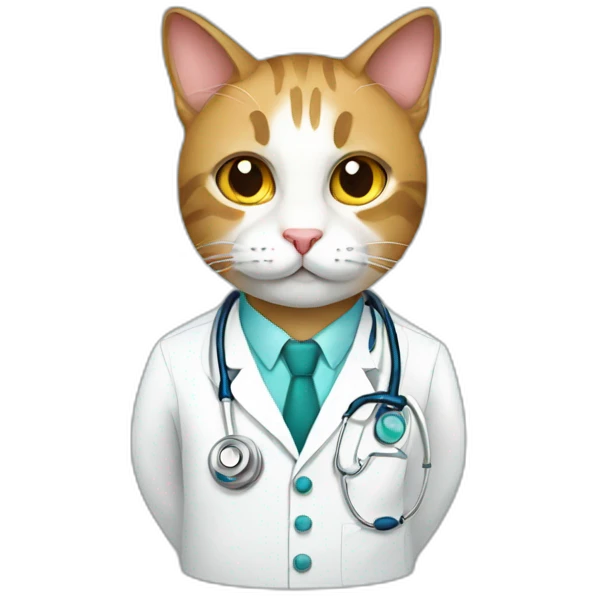 doctor cat emoji